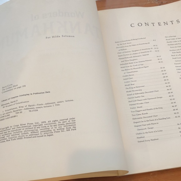 Egyptian Book Magazine Essay Text on Wonders of Tutankhamun - Picture 9 of 16